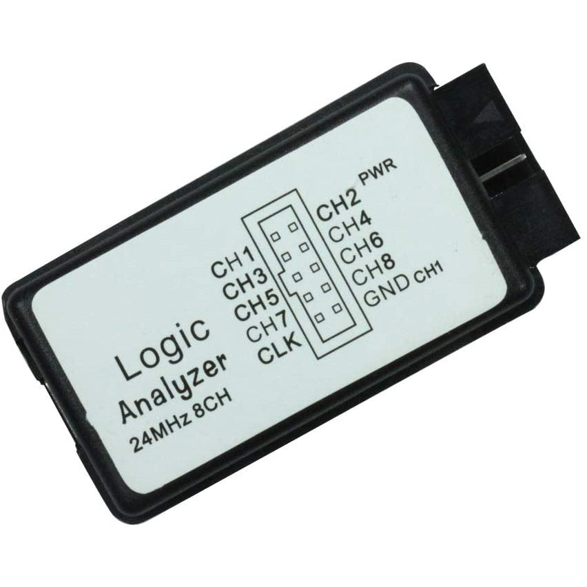 flashtree USB Logic Analyzer USB 24M 8CH 24MHz Device with EMI Ferrite Ring USB Cable UART IIC SPI Debug for Arduino ARM FPGA M100 SCM