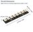 WS2812 5050 LED Stick Light 8 Bit Channel RGB LEDs Full Color with Integrated Drivers Board for Arduino Raspberry Pi Development (Pack of 10pcs)