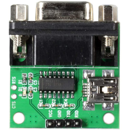 flashtree Original MAX3232ESE  Breakout RS232 Serial Port to TTL (3.3V or 5V) Converter Module Transistor Logic Adapter Board DB9 COM UART Port