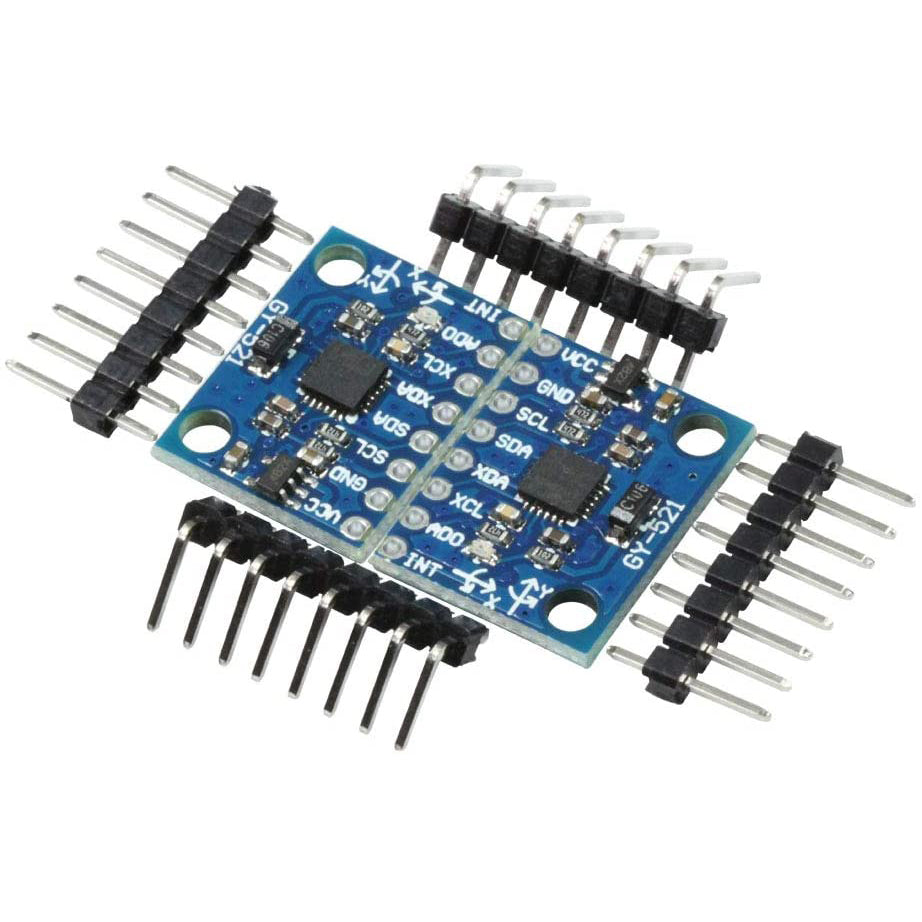 flashtree 2Pcs MPU-6050 GY-521 Module 3 Axis Gyroscope + Accelerometer Module for Arduino