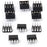 flashtree 5pairs 6N137 DIP8 HighSpeed Optoisolator Photocoupler Optocoupler W/Chip Socket
