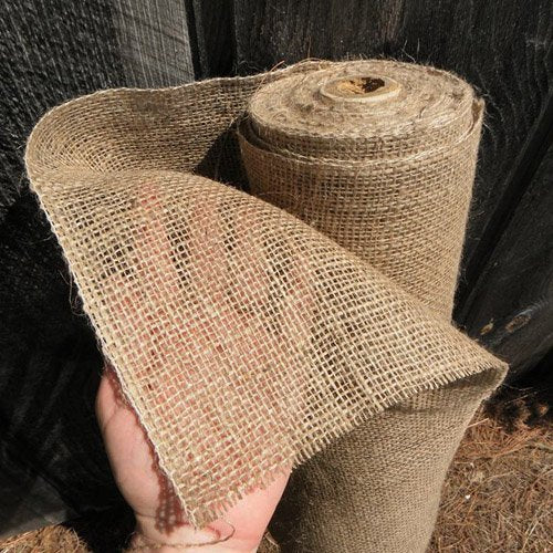 flashtree Burlap 7oz Untreated, Biodegradable, Brown (3' x 100')