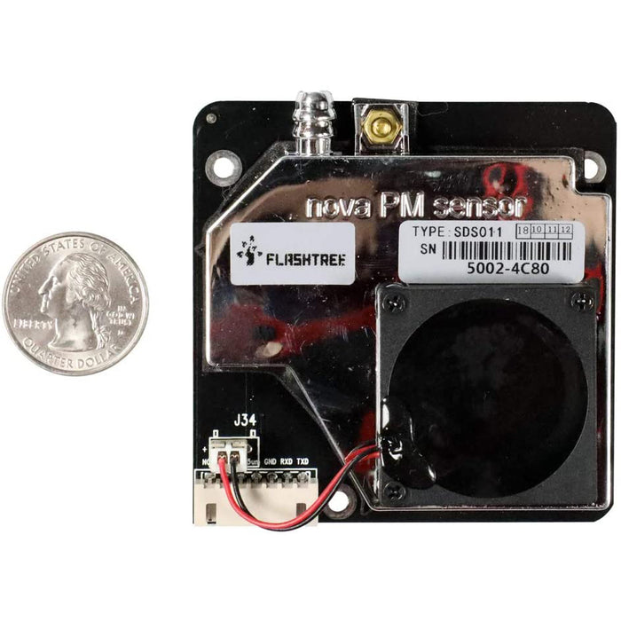 flashtree PM Sensor SDS011 High Precision PM2.5 Air Quality Detection Sensor Module Super Dust Sensors Digital Output for Arduino