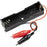 flashtree 2pcs Single 18650 Battery Holder with Alligator Clips