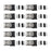 flashtree 10pcs USB 2.0 Type A Male Breakout Board 2.54mm Pin Out 100 mils