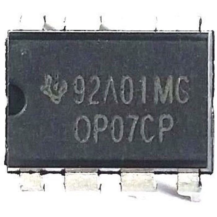 OP07CP IC Low-Offset Voltage Precision Operational Amplifier Breadboard-Friendly (Pack of 5)