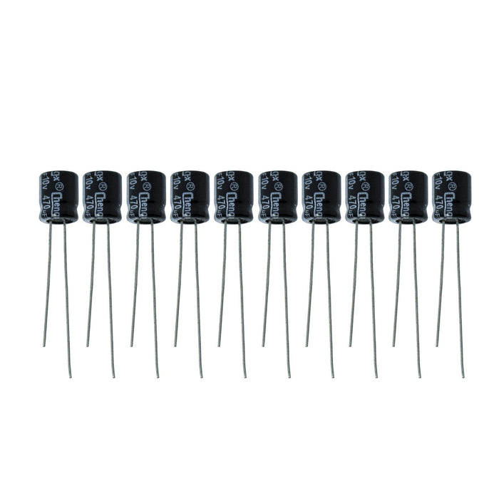 flashtree 10pcs 100uF 16V 5x8mm Electrolytic Capacitor 100uf 100UF 100