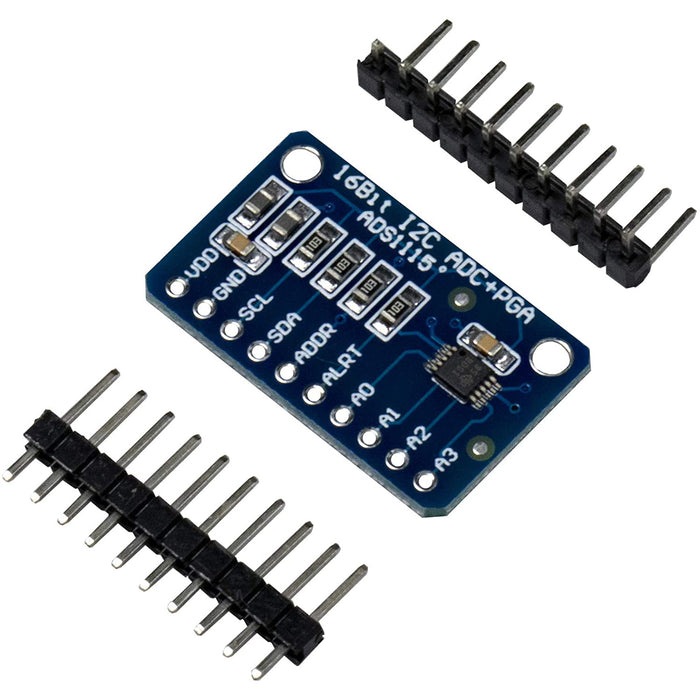 flashtree ADS1115 16 Bit 16 Byte 4 Channel I2C IIC Analog-to-Digital ADC PGA Converter