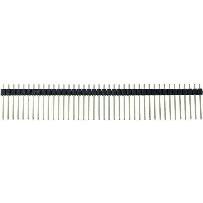flashtree 10pcs 1x40 Pin 2.54mm Male Pin Header Connector Extra Tall Break Away Headers Long 19mm