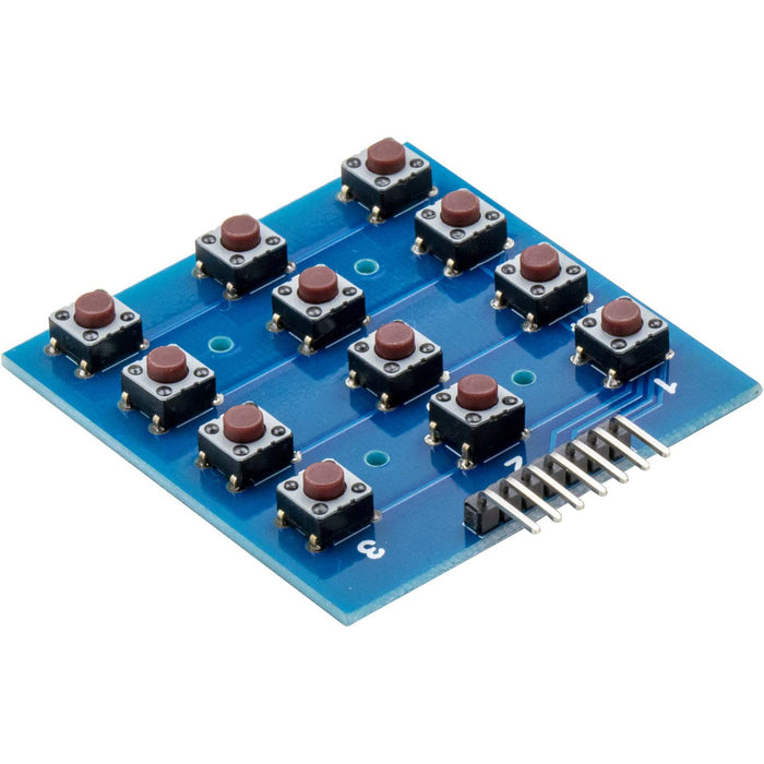 flashtree 3x4 Matrix Array 12 Key Entity Switch Keypad Keyboard 6x6x5 1.6N Switch