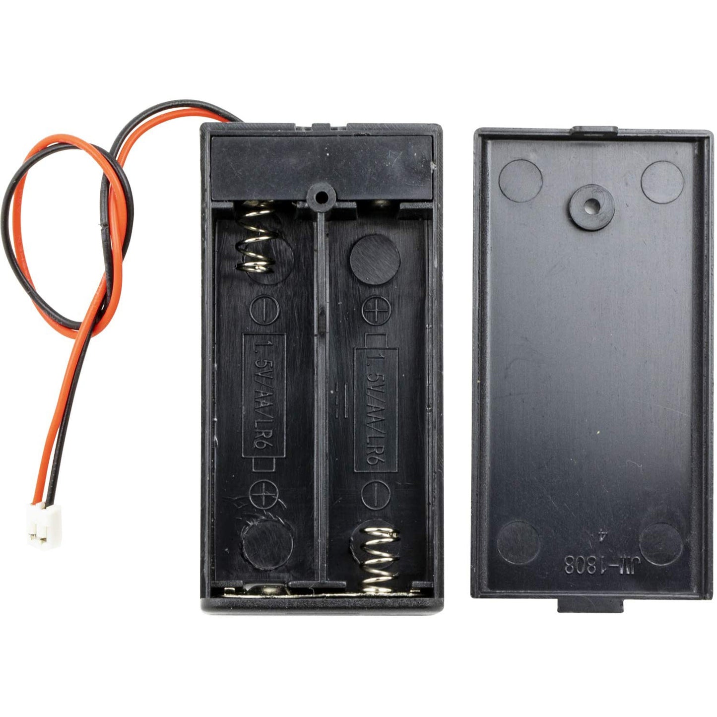 flashtree 2pcs 1x2 AA 1.5V Total 3V Battery Box Compatible with Micro-bit Board Power Connector for Micro-bit Board