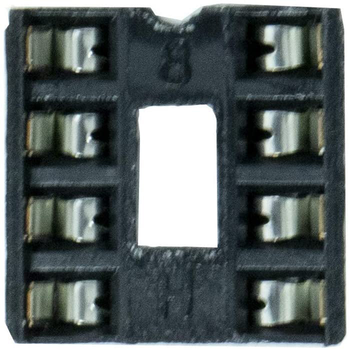 flashtree 10pcs Solder Type Double Row 8PIN DIP Integrated Circuit IC Sockets Connector DIP8