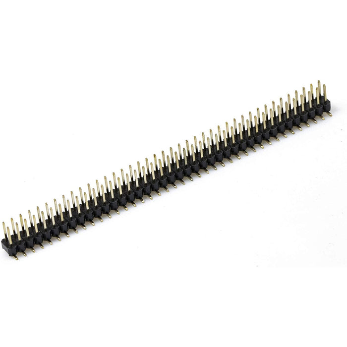 flashtree 10pcs 2x40 80pin Double Row Male Pin Header 2.54mm Pitch SMT