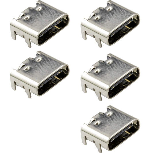 flashtree 5pcs USB Type C Female Connector