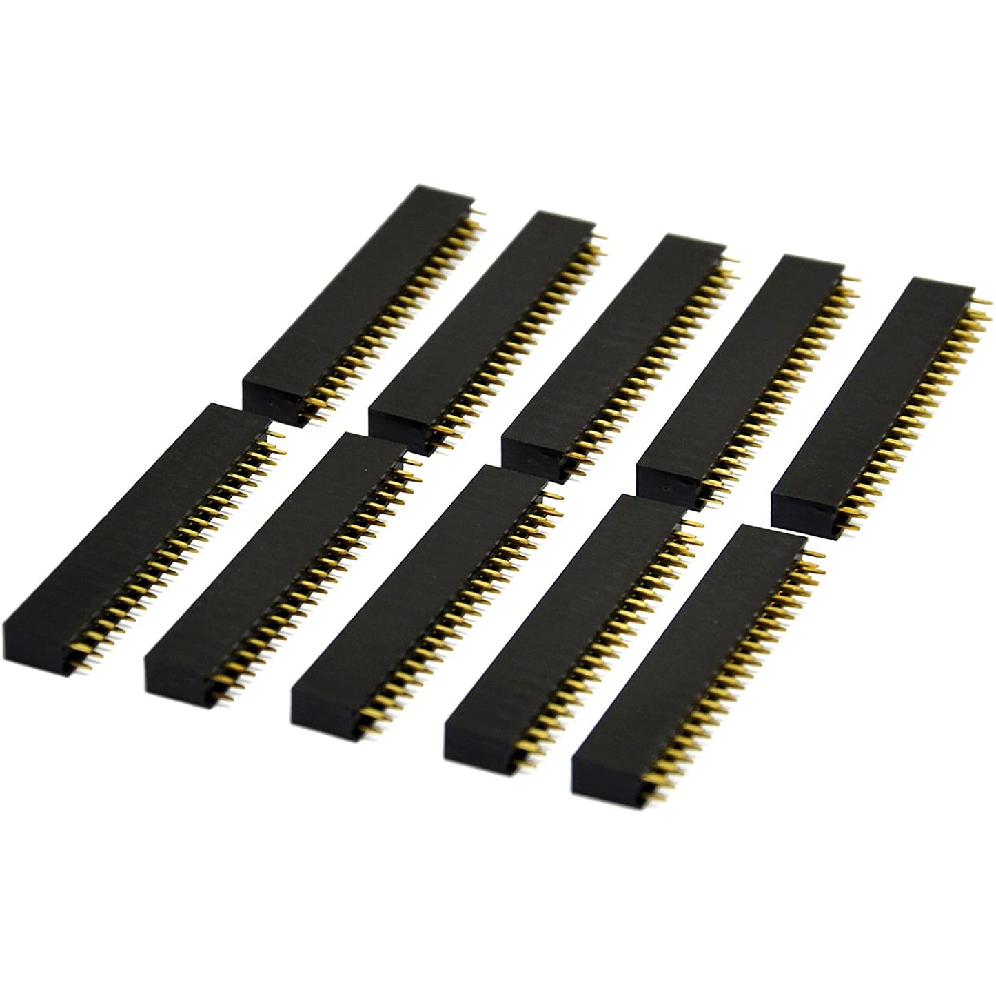 flashtree Gikfun 2x20 Pin Stackable Short Legs Female Header for Arduino (Pack of 10pcs) EK1483
