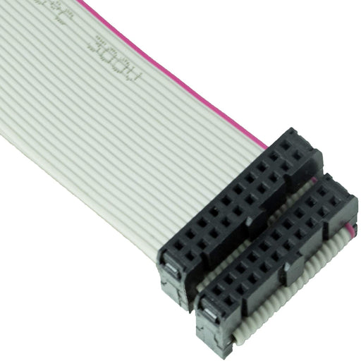 flashtree 2pcs 20P IDC F/F Flat Ribbon Cable Jtag 20 Pin/Wire 2.54 mm Pitch 20CM 7.8&quot;