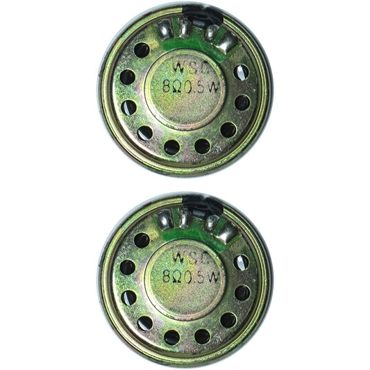 flashtree 2pcs 8Ohm 8R 0.5W 28mm Speakers