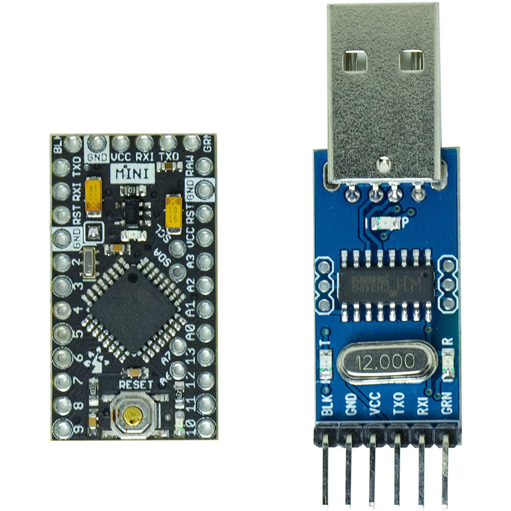 flashtree USB Programer (CH340) with PRO Mini Atmega328 Board 5V/16MHz 328 Compatible Arduino