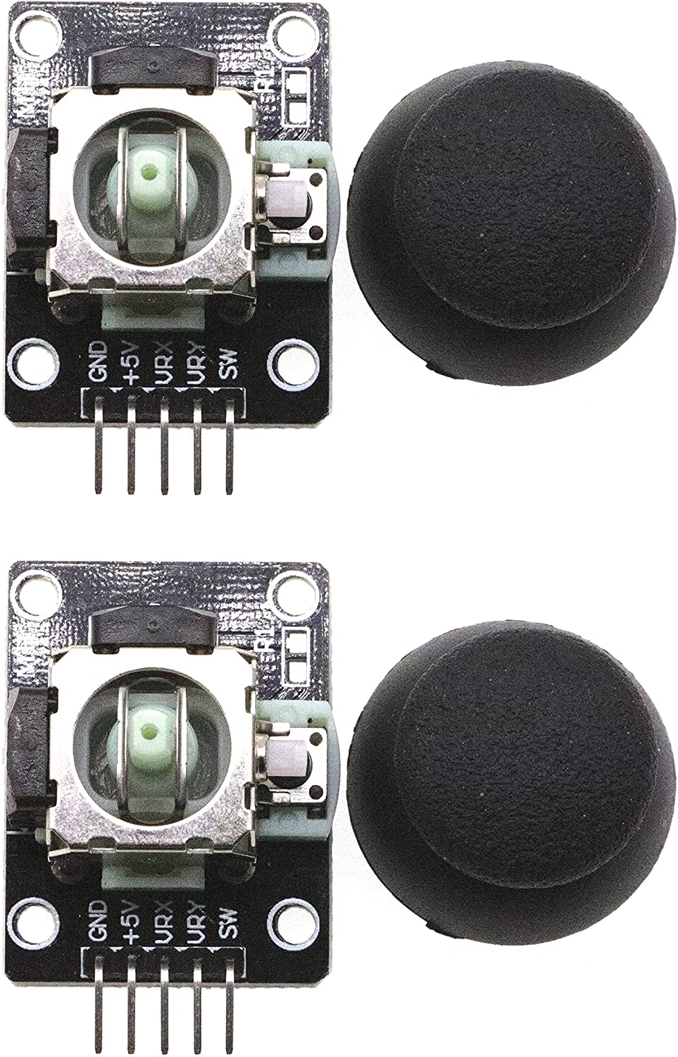 flashtree 2pcs KY-023 Joystick Breakout Module Dual-axis XY Lever Sensor