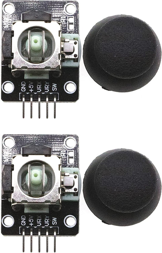 flashtree 2pcs KY-023 Joystick Breakout Module Dual-axis XY Lever Sensor
