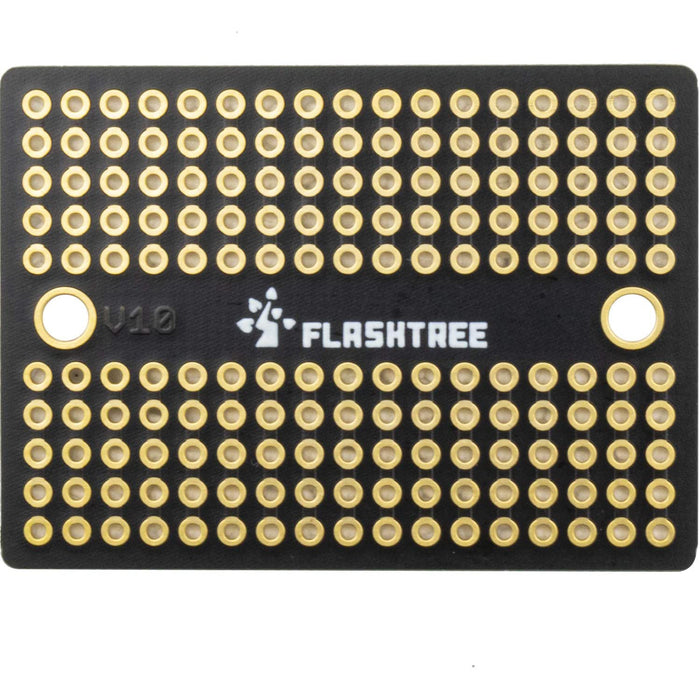 flashtree 5pcs Mini Solder-able Breadboard Gold Plated Finish Proto Board PCB for Arduino Electronic DIY