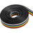 flashtree 9.8FT 3 Meters Flat Ribbon Cable 10P Rainbow IDC Wire 1.27mm Pitch for 2.54mm connectors