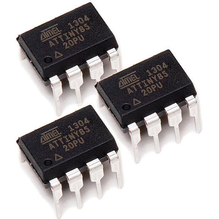 flashtree 3pcs ATtiny85 Microcontroller  8-pin PDIP