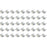 flashtree 50pcs 3x6x5H(mm) Panel Mini/Micro/Small PCB Momentary Tactile Tact Push Button Switch Milk White DIP 50PCS