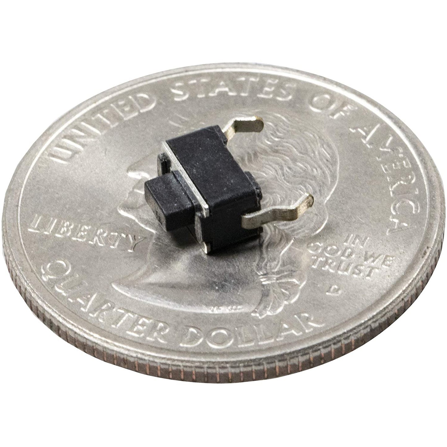 flashtree 20pcs 3x6x4.3H(mm) Panel Mini/Micro/Small PCB Momentary Tactile Tact Push Button Switch Black DIP
