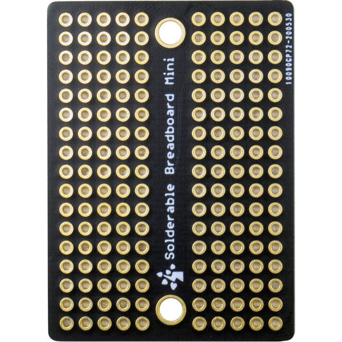 flashtree 5pcs Mini Solder-able Breadboard Gold Plated Finish Proto Board PCB for Arduino Electronic DIY