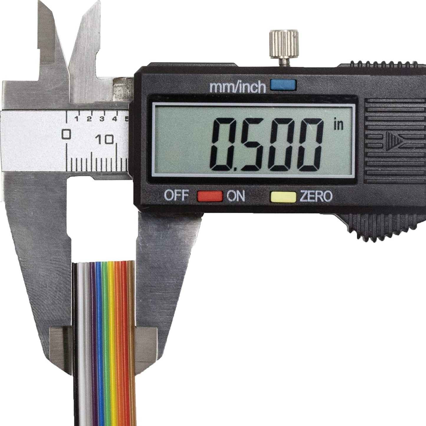 flashtree 9.8FT 3 Meters Flat Ribbon Cable 10P Rainbow IDC Wire 1.27mm Pitch for 2.54mm connectors