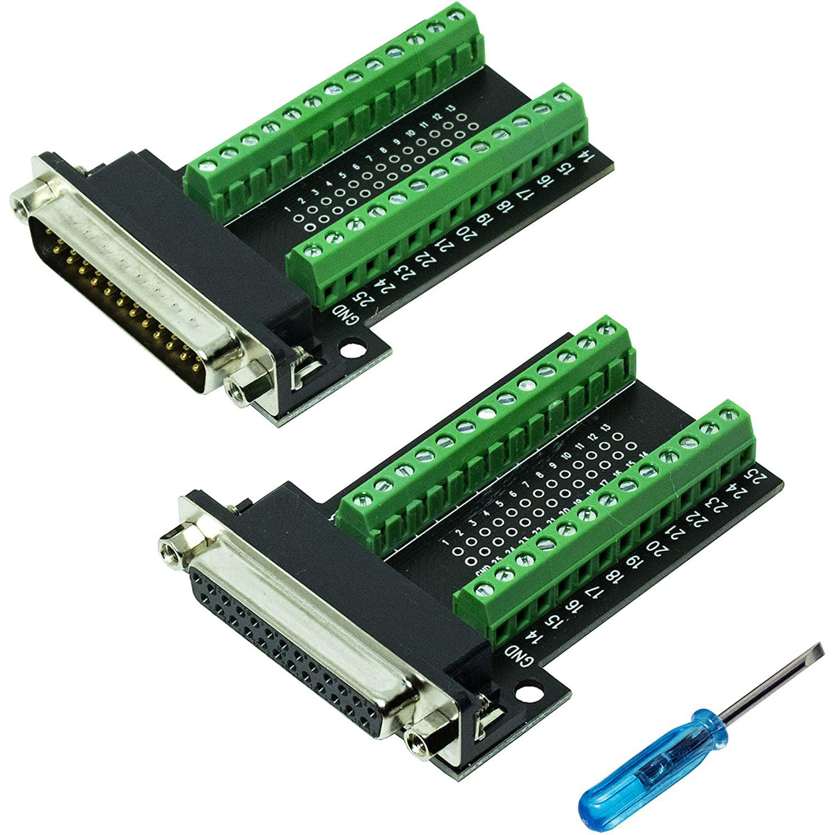 Connector Breakpoint flashtree DB25 Breakout Connector D-sub Breakout 25 Pin Connector with